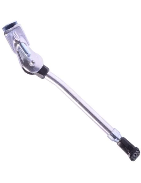 Zijstandaard verstelbaar Simson Quick met 30mm brede plaat - zilver