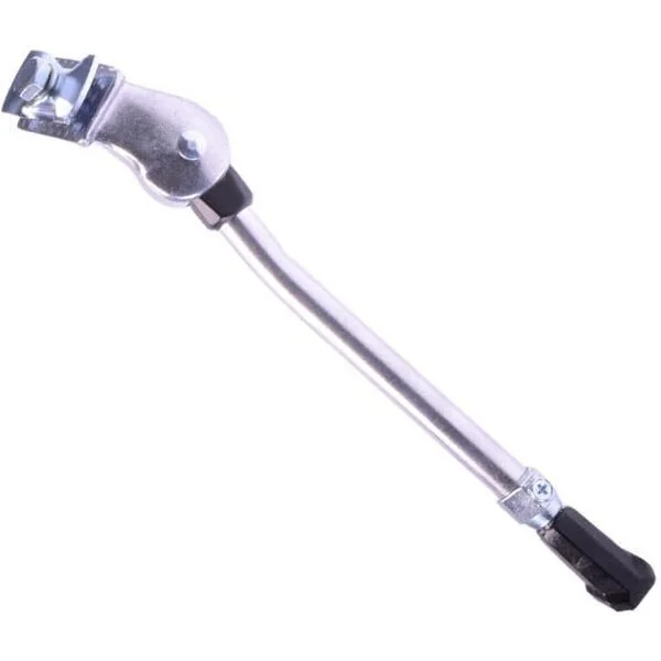 Zijstandaard verstelbaar Simson Quick met 30mm brede plaat - zilver