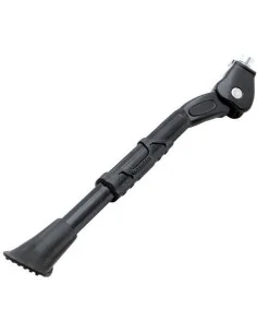 Zijstandaard verstelbaar Simson King met 30mm brede plaat - zwart